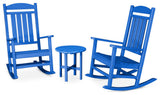 Polywood Presidential 3-Piece Rocker Set, Pacific Blue