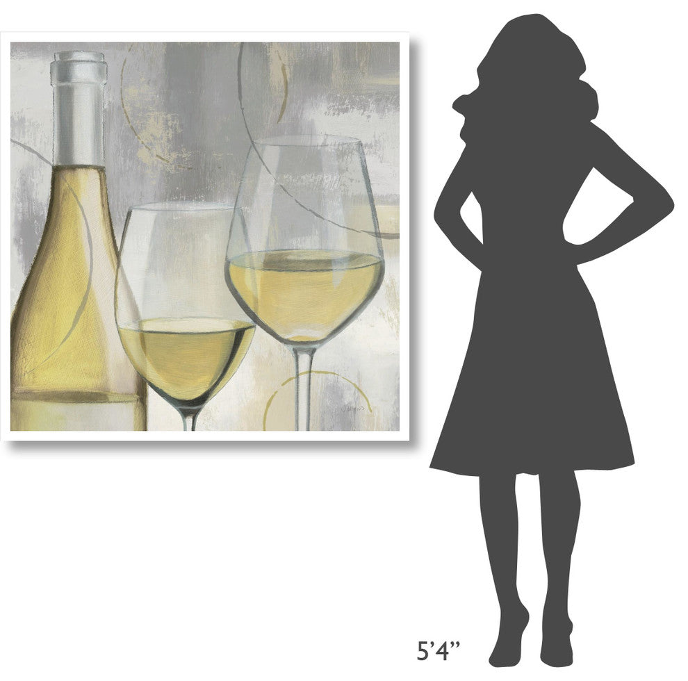 "Taste Appeal White II" Digital Paper Print by James Wiens, 42"x42"