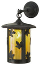 10"W Fulton Maple Leaf Hanging Wall Sconce