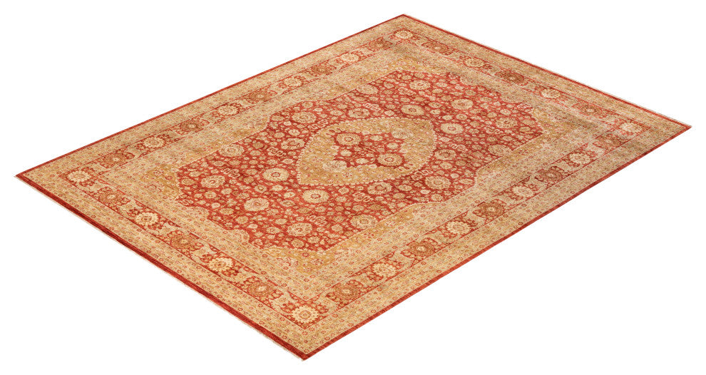 Mogul, One-of-a-Kind Hand-Knotted Area Rug Orange, 8'4"x11'4"