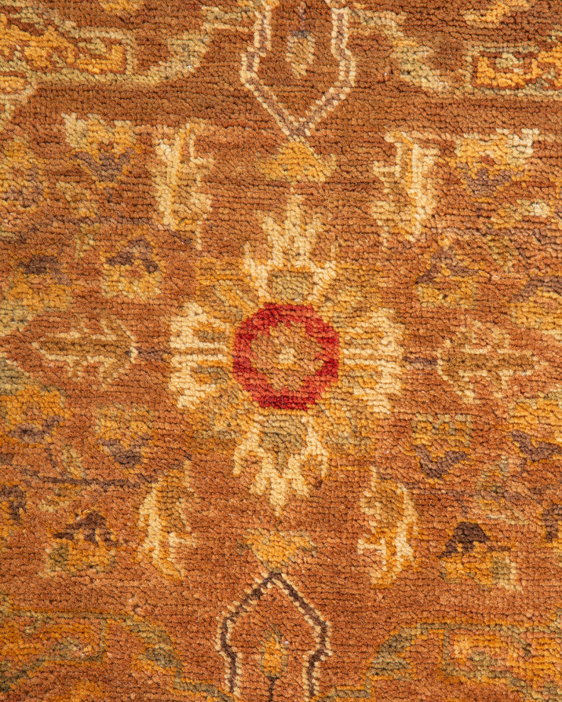 Sevim One-of-a-Kind Hand-Knotted Area Rug Yellow, 8'4"x10'5"