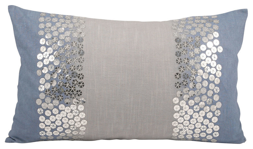 Pomeroy Nautica Shimmer Pillow 20X12" Cool Waters