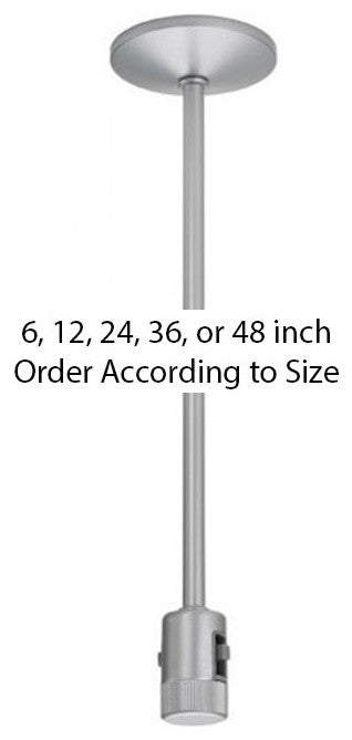 Flexrail Single Circuit 12" Dead-End I Connector Standoff, Platinum