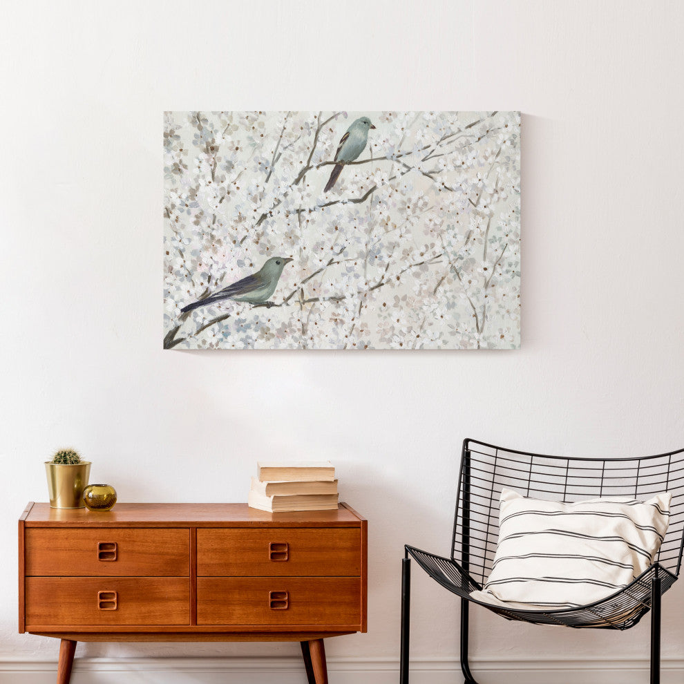 Blossoms Birds 2 20x30 Canvas Wall Art