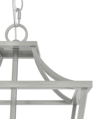 Hunter 12" Laurel Ridge Brushed Nickel 4-Light Pendant Ceiling Light