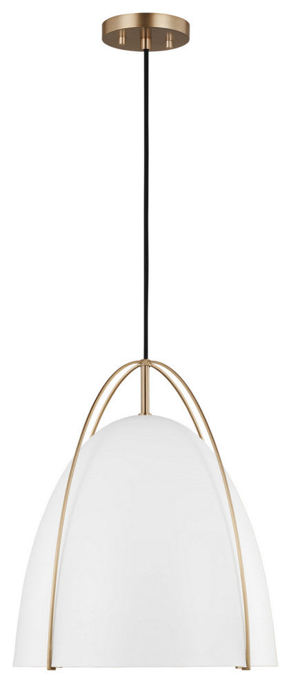 Visual Comfort Studio 6651801EN3-848 1-Light Pendant, Norman