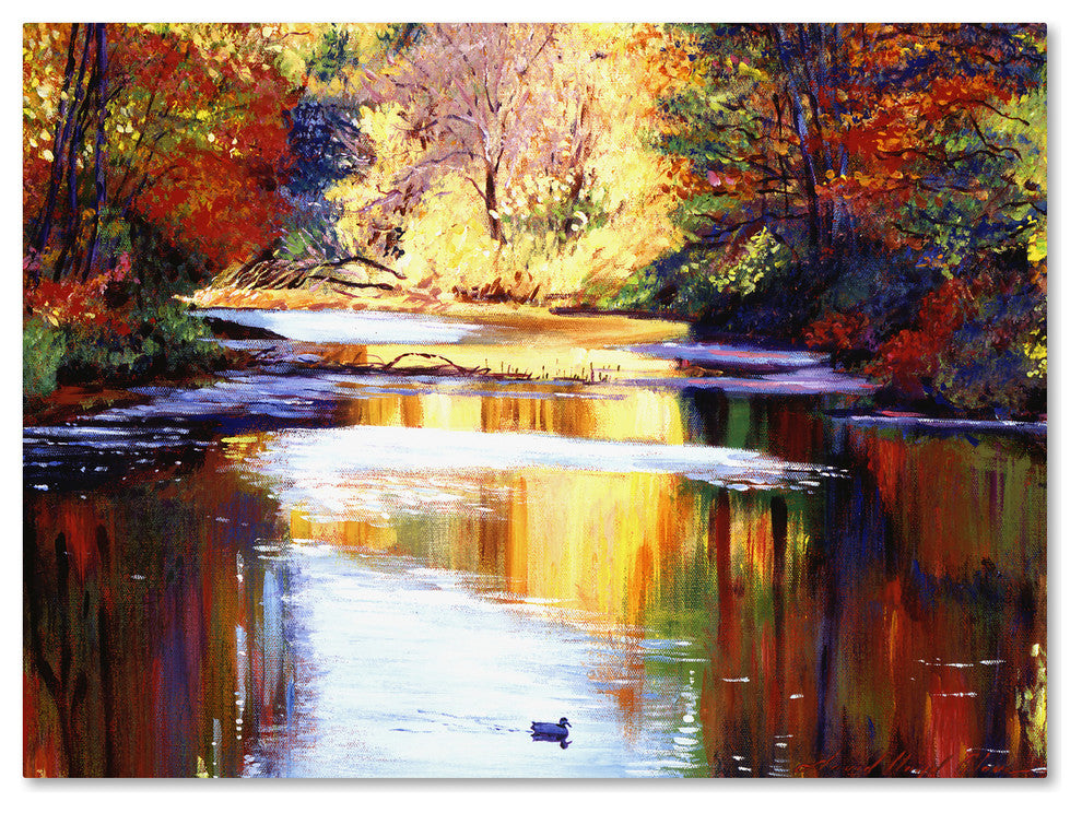 'Reflections of August' Canvas Art by David Lloyd Glover