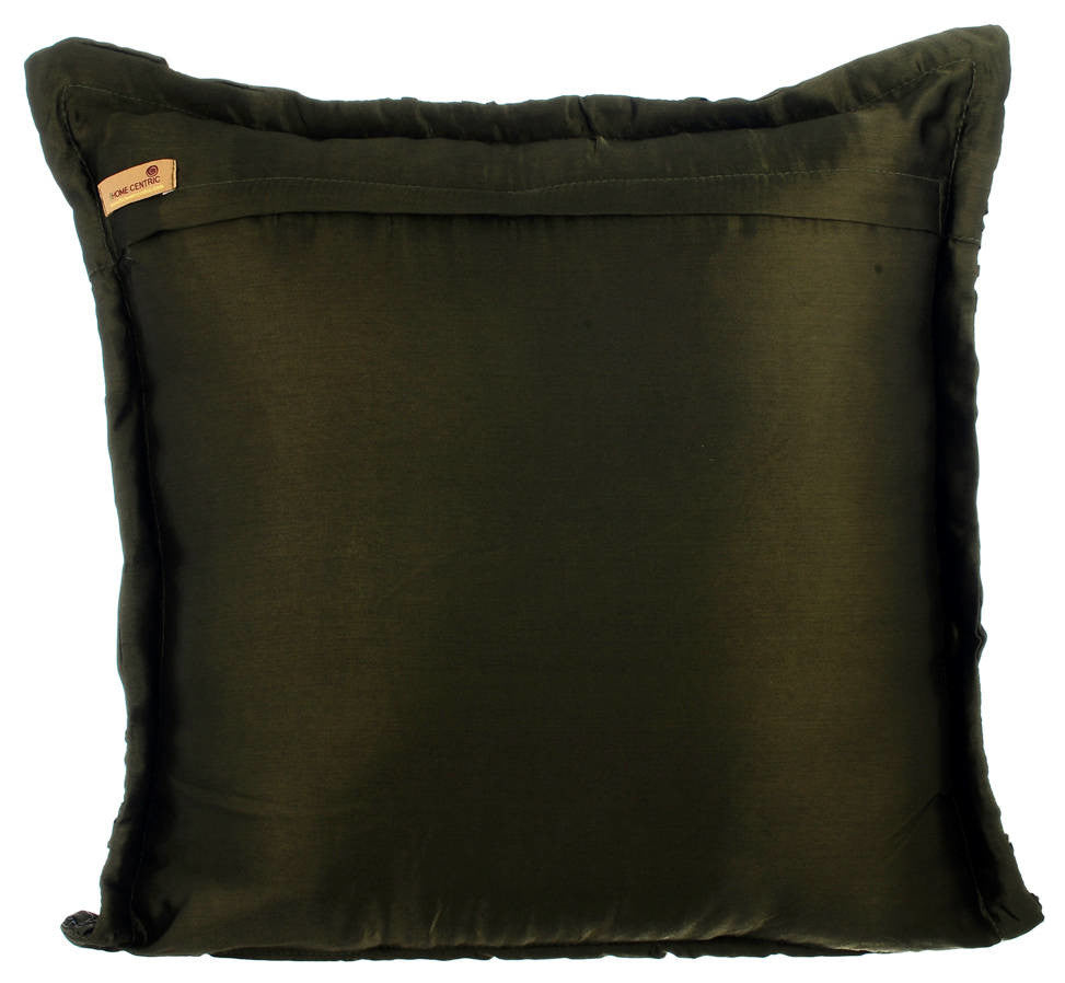 Green Decorative Euro shams 26"x26" Satin, Dreamy Olive