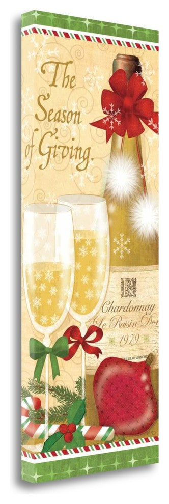 "Holiday Cheers II" By Veronique Charron, Giclee Print on Gallery Wrap Canvas