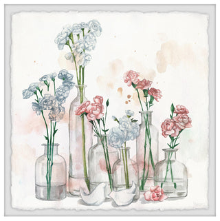 "Clearly Blossoms" Framed Painting Print, 12"x12"