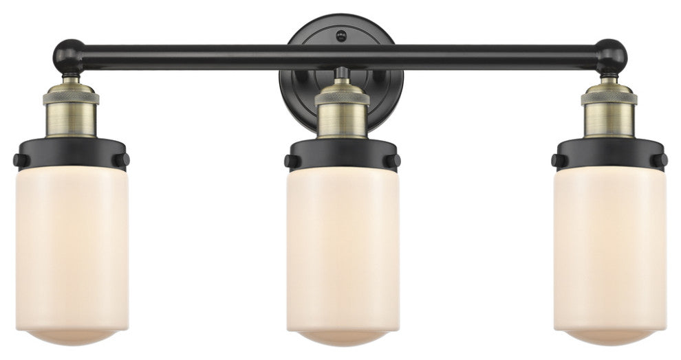 Dover 3 24.5" Bath Vanity-Light Black Antique Brass