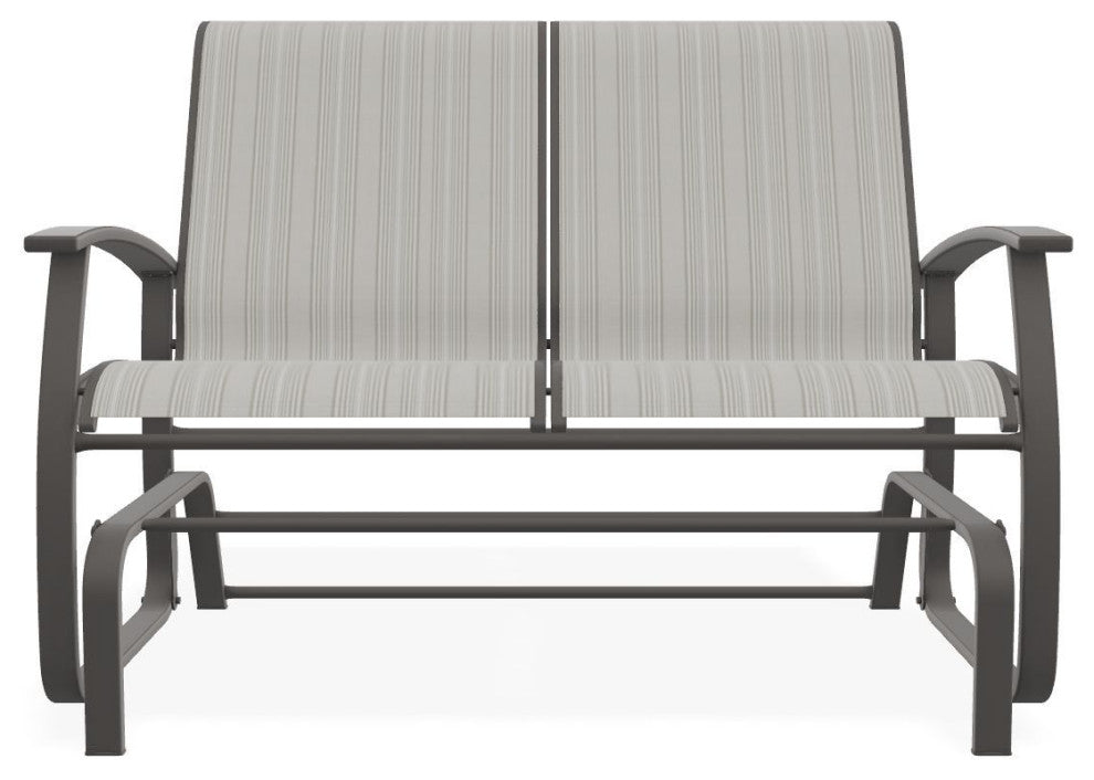 Belle Isle Sling 2-Seat Glider, Harbor/Warm Gray