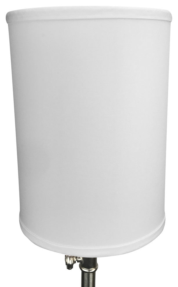 Fenchel Shades, 8"x8"x11" Spider Attachment Drum Lamp Shade, Linen