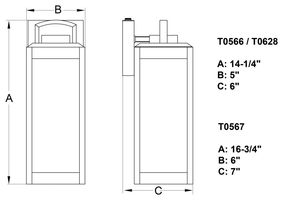 Vaxcel Lighting T0566 Kinzie 14" Tall Outdoor Wall Sconce - Textured Black