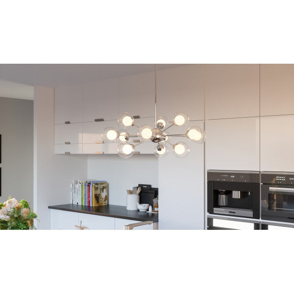 Quoizel PCSB5012C 12 Light Chandelier Spellbound Polished Chrome