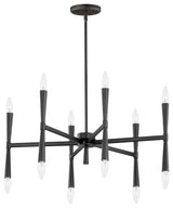 Maxim Lighting Rome 12-Light Chandelier, Black, 24626BK