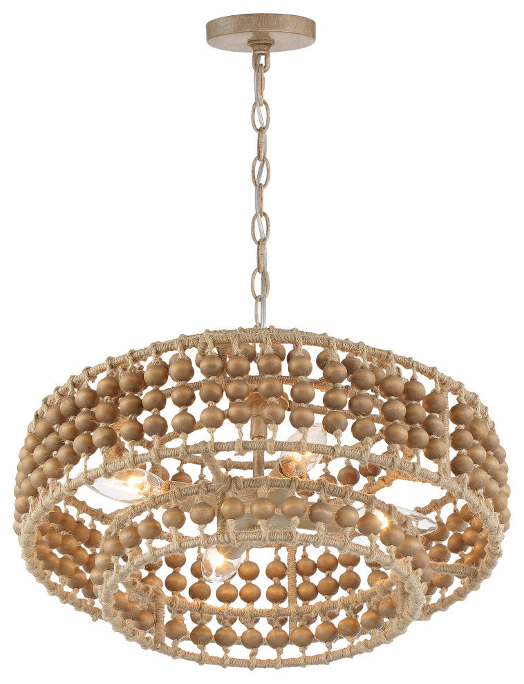Silas Three Light Chandelier in Burnished Silver