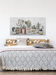 "Mixed Cacti and Succulents" Painting Print on Wrapped Canvas