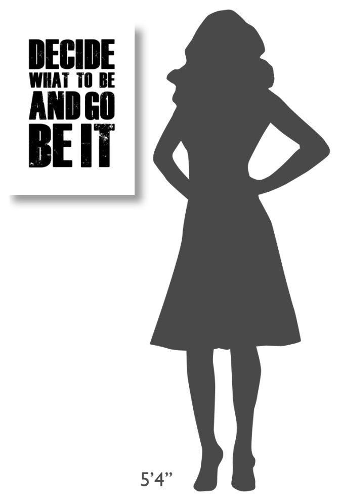 "Be It Poster White" Fine Art Print