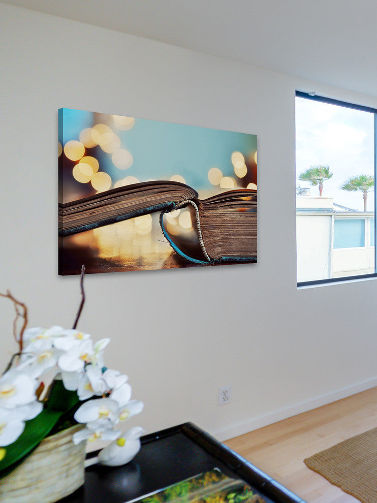 Marmont Hill, "Book Love" Painting Print on Wrapped Canvas, 60x40