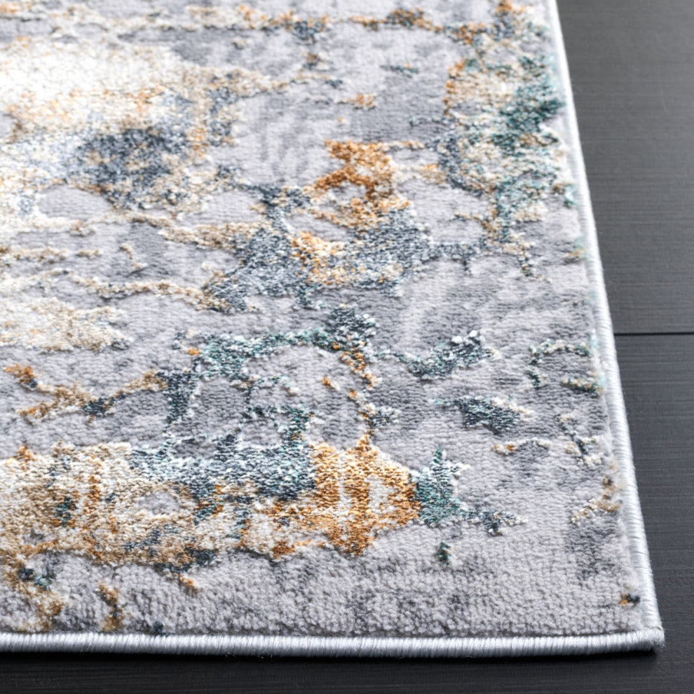 Safavieh Alenia Collection, ALN102 Rug, Grey/Beige, 8'x 10'