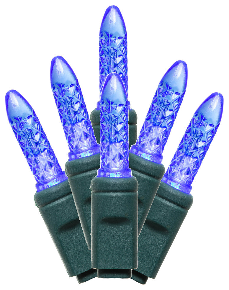 Vickerman X4G5702Tpbg 70 Blue M5 Twinkle Led, 4"X24' Christmas Light Strand