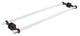 Pacific Beach 30" Twisted Back to Back Shower Door Towel Bar, Venetian Bronze