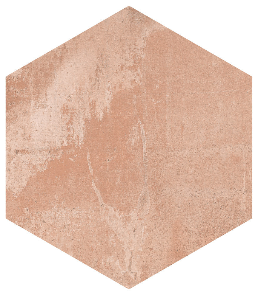 Argillos Hex Teja Porcelain Floor/Wall Tile