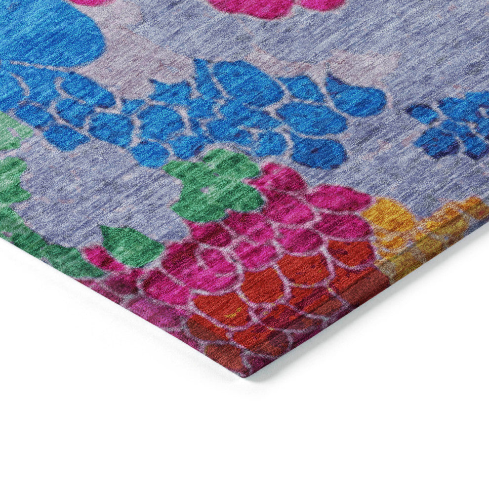 Machine Washable Indoor/Outdoor Chantille ACN1906 Blush 1'8" x 2'6" Rug