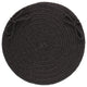 Rhody Rug Wool Solid Chair Pad, Black, 15"
