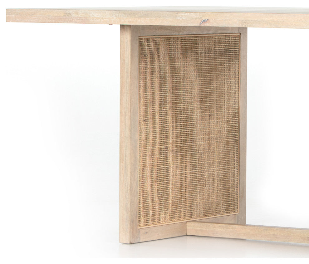 Clarita Dining Table-White Wash Mango