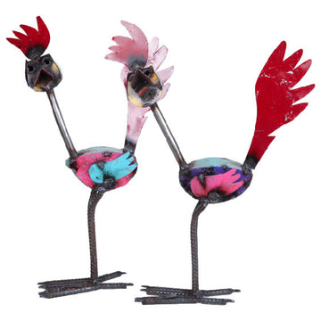 Garden Art, Colorful Metal Roadrunner