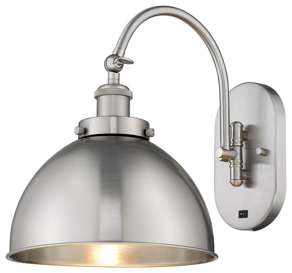 Ballston Urban Sconce, Brushed Satin Nickel