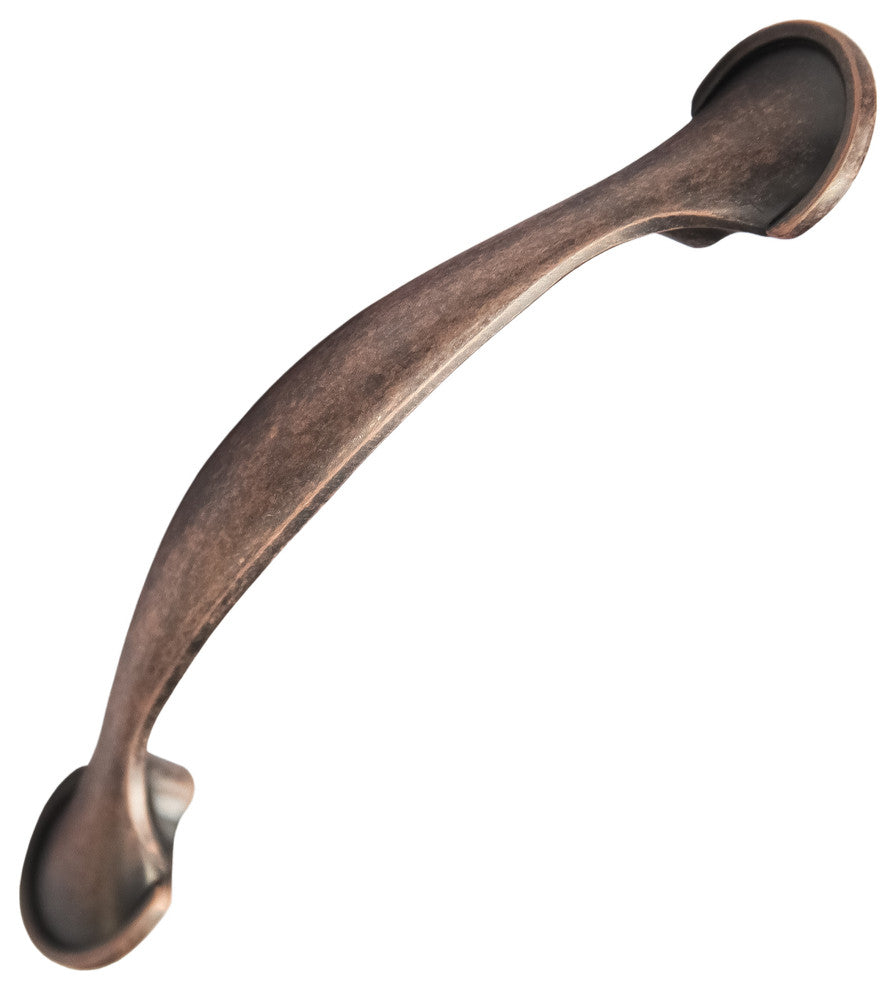 Mascot Hardware 3 inch CTC Copper Arch Drawer Pull - Pack of 10