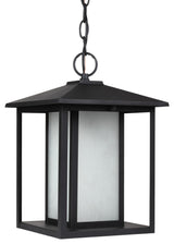 Hunnington 1-Light Outdoor Pendant, Black