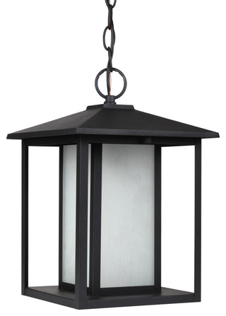 Hunnington 1-Light Outdoor Pendant, Black