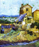 Vincent Van Gogh An Old Mill, 20"x25" Wall Decal