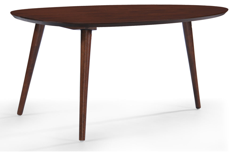 GDF Studio Caspar Mid Century Design Wood Coffee Table, Walnut