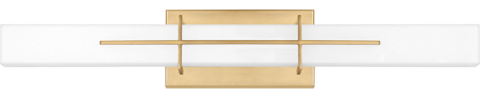 Quoizel PCGI8528AB LED Bath Fixture, Aged Brass Finish