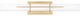 Quoizel PCGI8528AB LED Bath Fixture, Aged Brass Finish