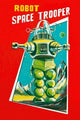Robot Space Trooper- Gallery Wrapped Canvas Art 28" x 42"