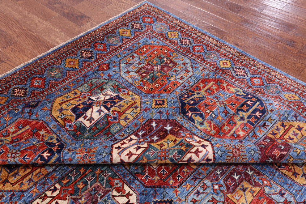 Bokhara Hand Knotted Wool Rug 7' 11" X 10' 0" - Q12428