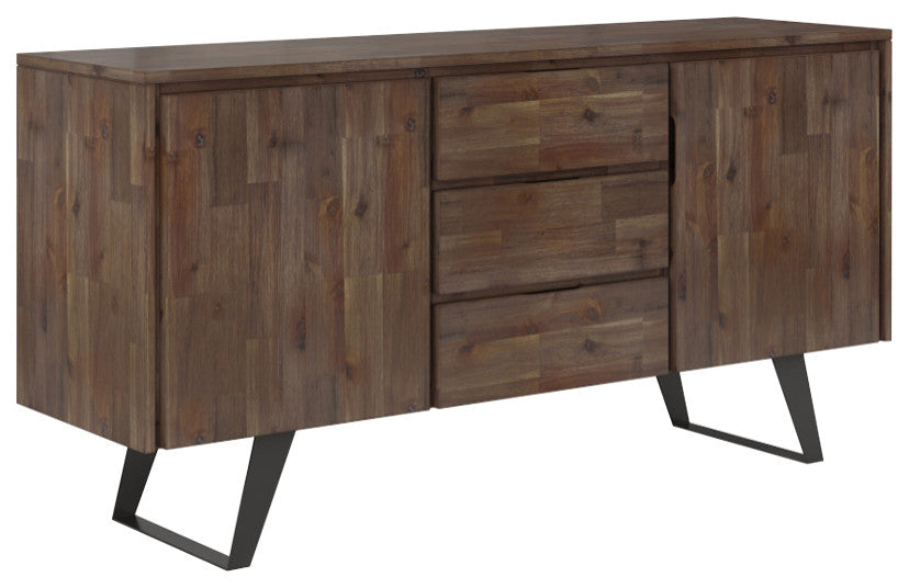 Lowry Sideboard Buffet, Rustic Natural Aged Brown