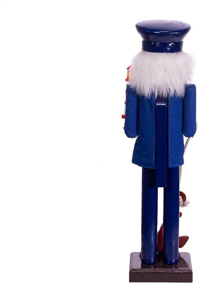 Kurt Adler 15" Sailor Nutcracker with Anchor and Lighthouse