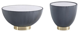 Manhattan Comfort 2-Piece Anderson Coffee Table and End Table 2.0