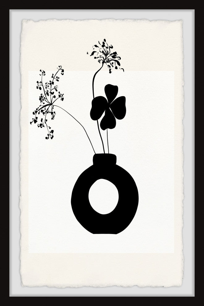 "Donut Vase" Framed Painting Print, 24x36