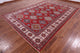Super Kazak Geometric Hand Knotted Wool Rug 8' 8" X 12' 2" Q9526
