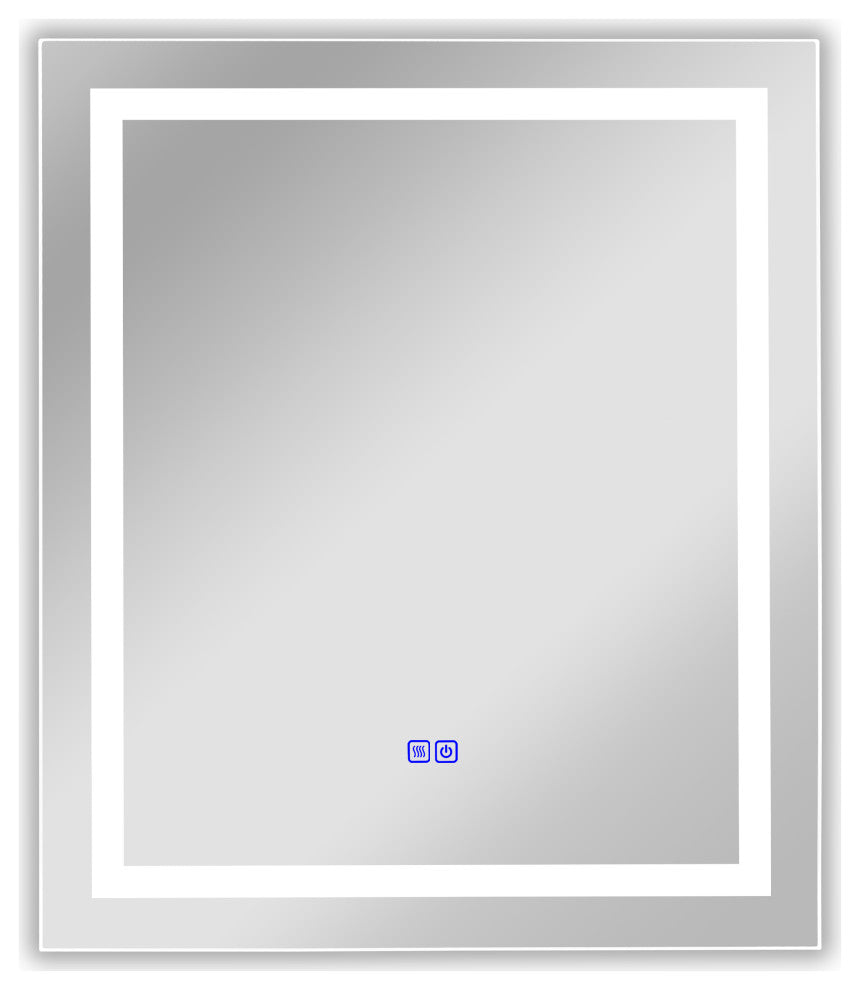 CHLOE Lighting SPECULO Embedded LED Mirror 6000K, Daylight White, 24"