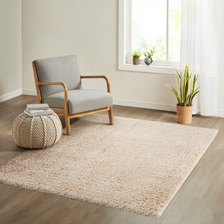 Gewnee Camdyn Super Soft Polyester Shag Area Rug, 5.25'x7'