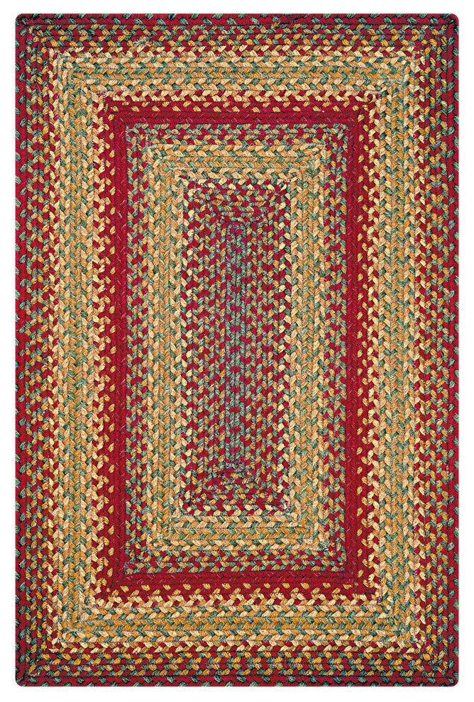 Homespice Decor Cider Barn Jute Braided Rug 20"x30" Rectangular